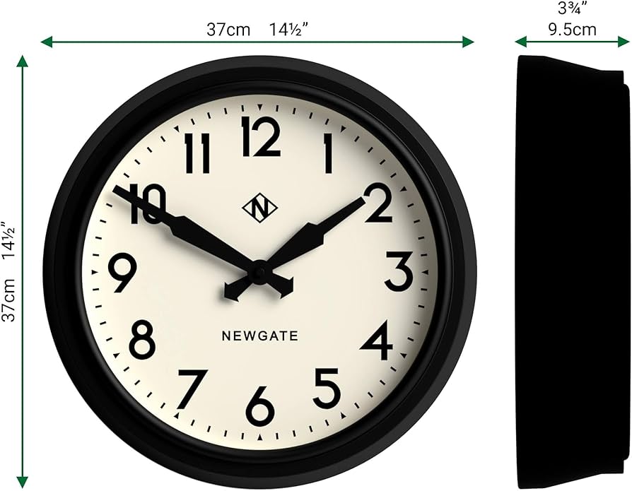 NEWGATE ELECTRIC アナログ掛時計 ホワイト/シルバー NEWGATE ELECTRIC アナログ掛時計 ホワイト/シルバー NEWGATE